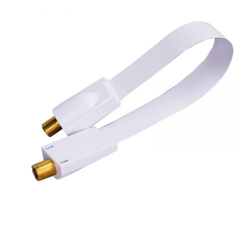 F Female window through door extension cable for power cable flat coaxial cable door
