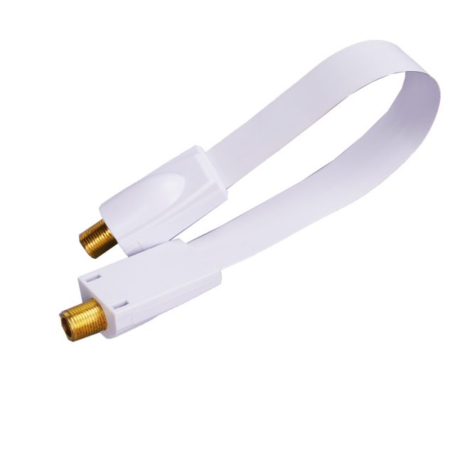 F Female window through door extension cable for power cable flat coaxial cable door