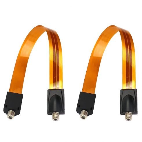 F female to female coupler cable for camer power cable and RF coupler cable