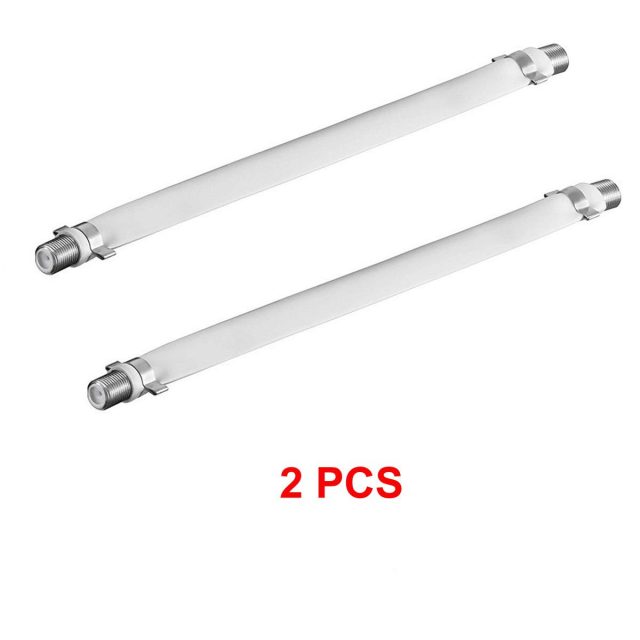 Ultra slim windows doors through coaxial cable RG6 DC power extension lines