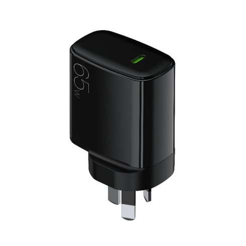 Australia standard travel wall chargers 65W with USB-C Port fast charge