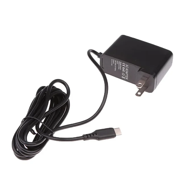 Travel Wall Charger Power Adapter Power Supply for Switch US Plug to Micro USB