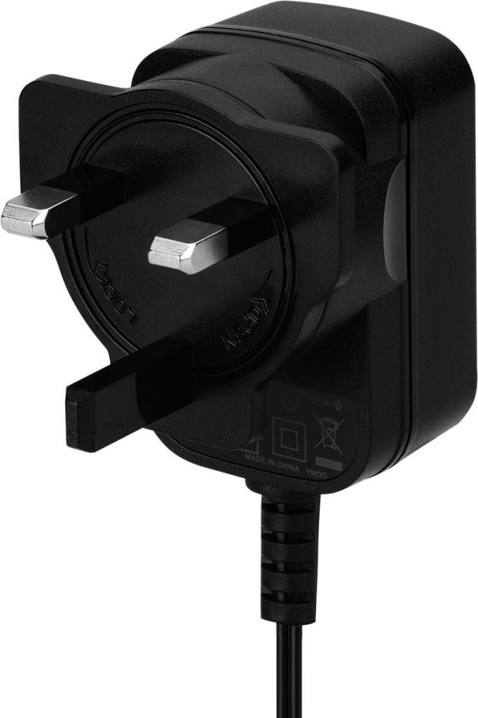 UK Power supply adapter 3 Pins to DC MICRO USB TYPE C USB