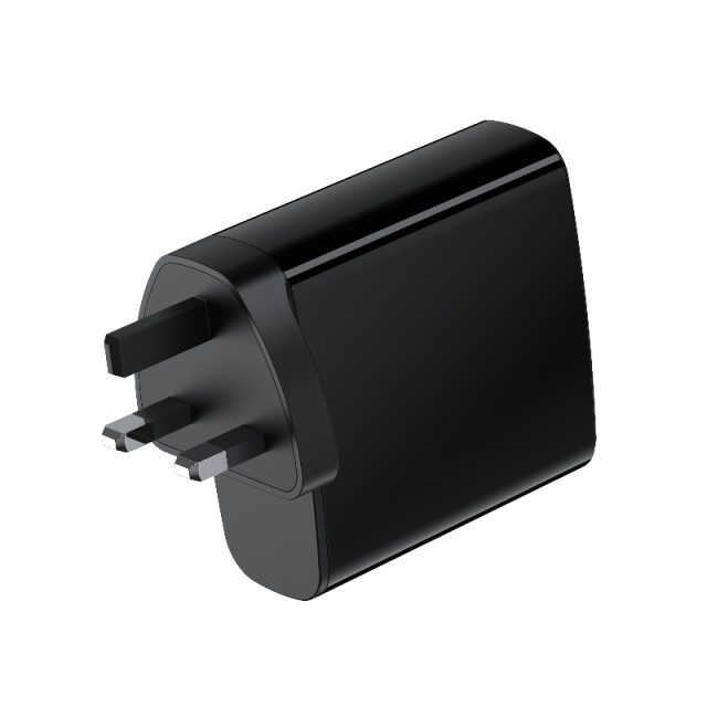 UK Standard Travel Wall Charger 3PIN 100W 3 Ports Fast Charging PD2