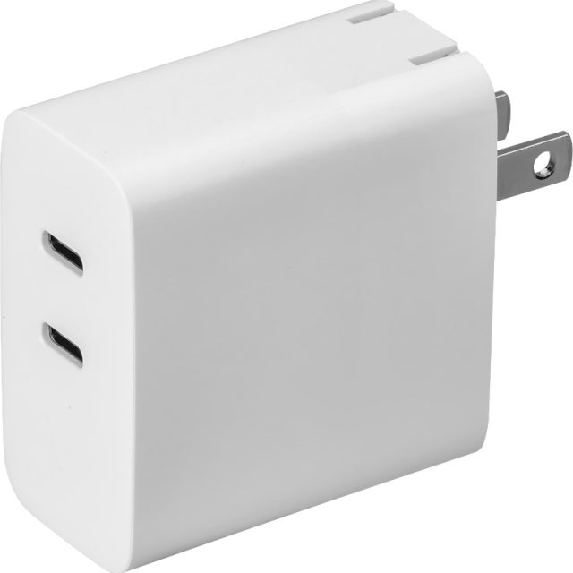 US Plug Wall Charger Dual Ports 2xUSB-C Quick Charging PD for cell phone