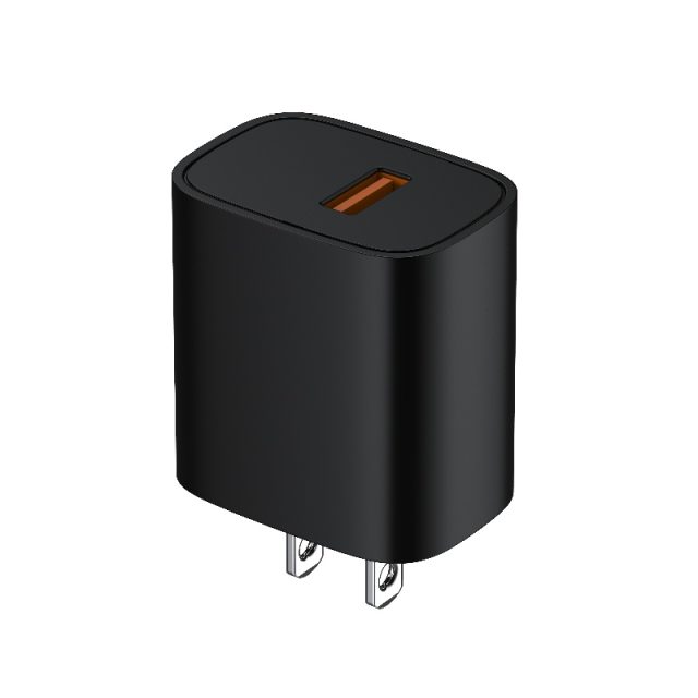 US Plug Wall Travel Charger 2-PIN 1 outlet USB-A Port
