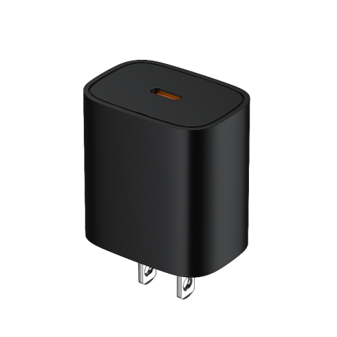 US Plug Wall Travel Charger 2-PIN Fast Charging 1 outlet USB-C Port