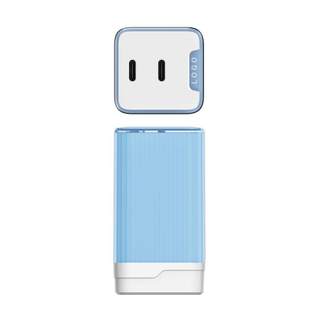 US Plug Wall Travel Charger 2 PIN Fast Charging dual outlets USB-C Ports