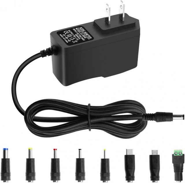 Power Adaptor 12 Volt - 1 2 Amp Compatible for CCTV, Routers, Devices