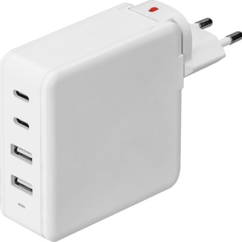 Universal USB wall charger EU US AU plug 4 port outlets 140W Fast Charging PD for cell phone
