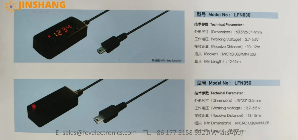 Models of Infrared Remote Control for receiver LED display